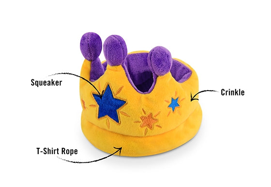 Party Time Canine Crown – Royal Birthday Dog Toy