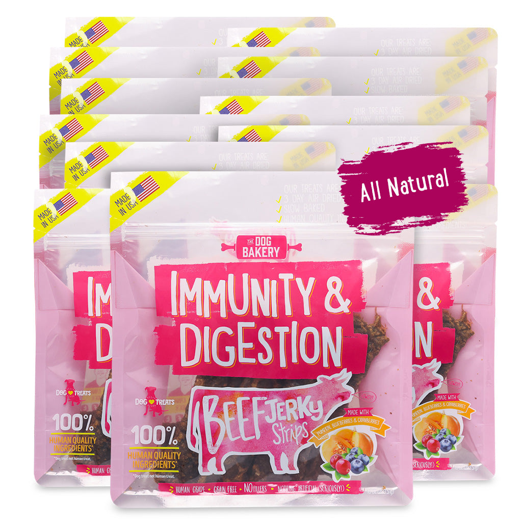 Beef Immunity and Digestion Jerky Strips - 10 oz