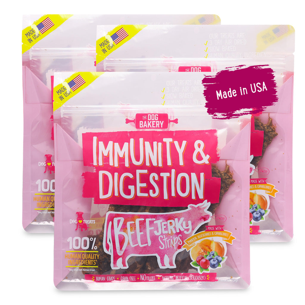 Beef Immunity and Digestion Jerky Strips - 10 oz