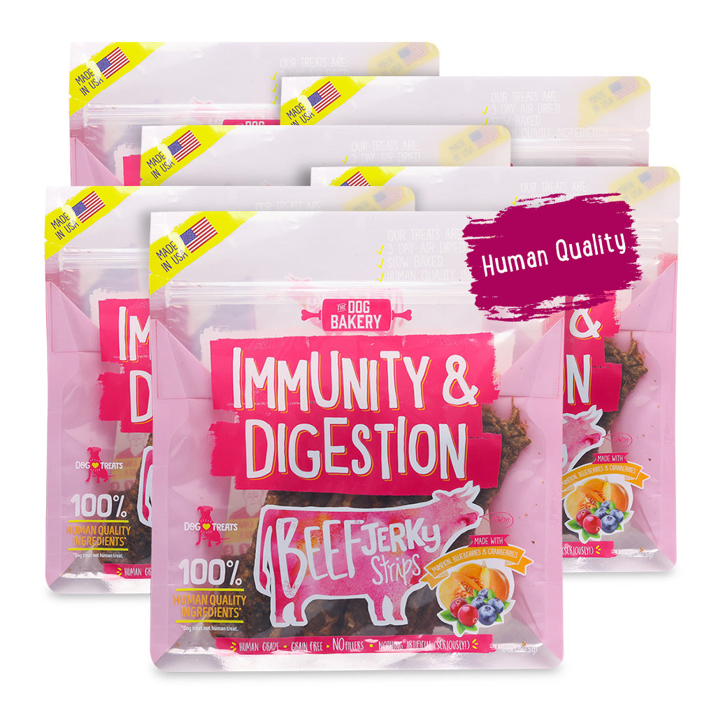 Beef Immunity and Digestion Jerky Strips - 10 oz
