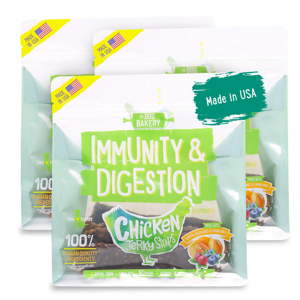 Chicken Immunity and Digestion Jerky Strips - 10 oz
