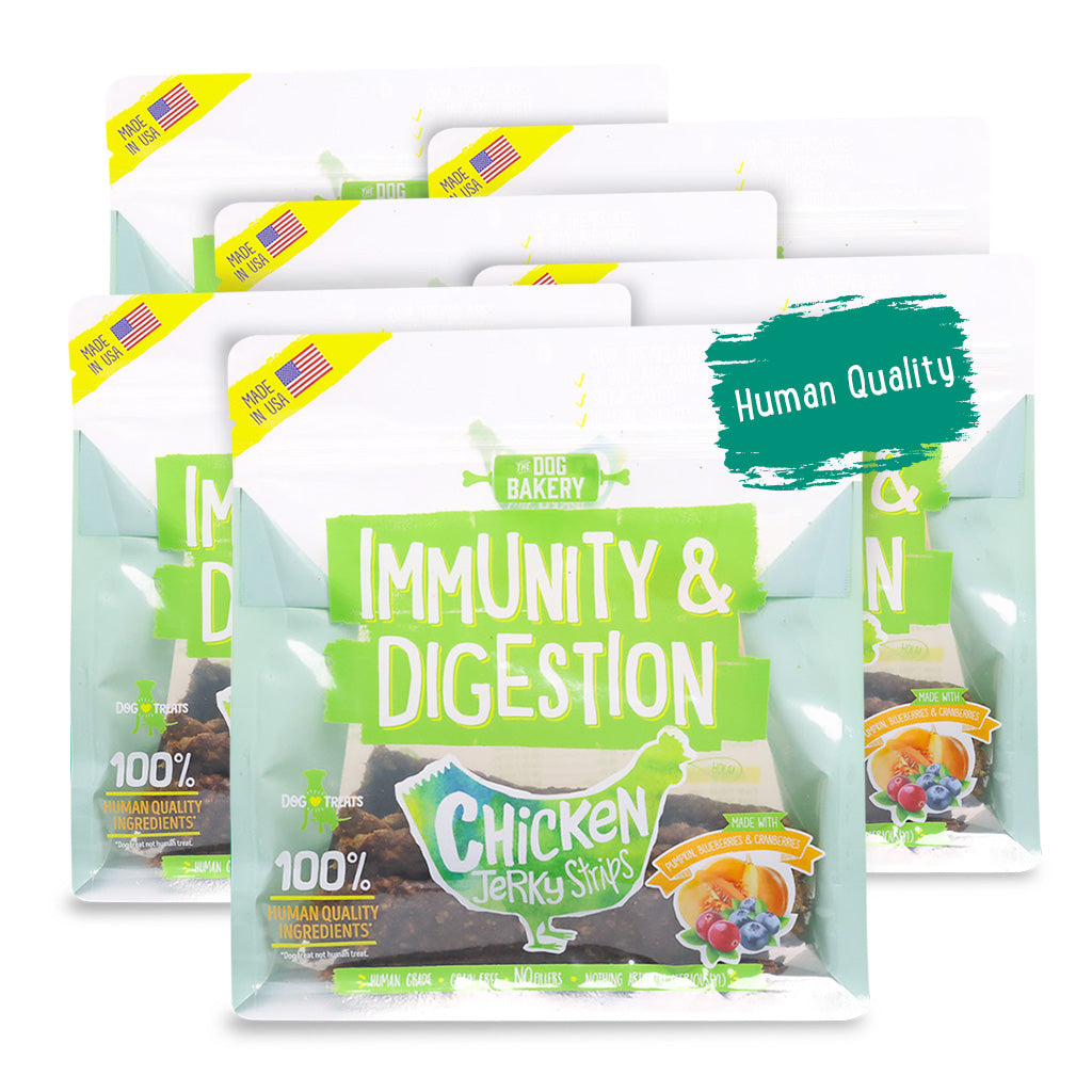 Chicken Immunity and Digestion Jerky Strips - 10 oz