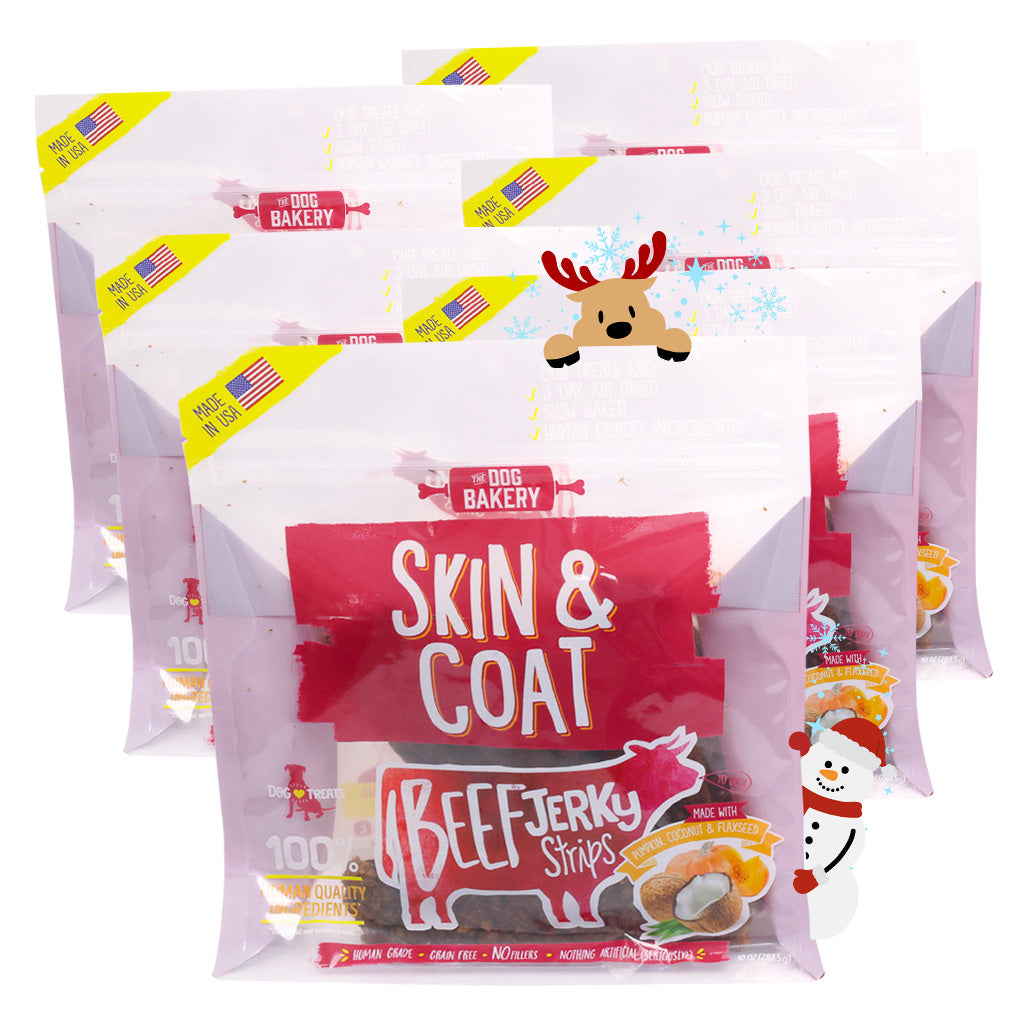 Beef Skin and Coat Jerky Strips - 10 oz