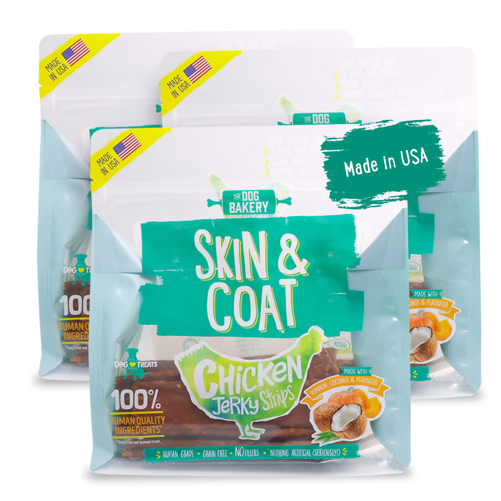 Chicken Skin and Coat Jerky Strips - 10 oz