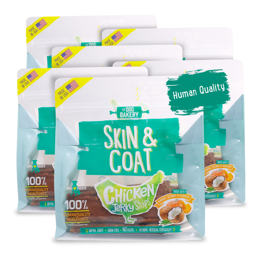 Chicken Skin and Coat Jerky Strips - 10 oz