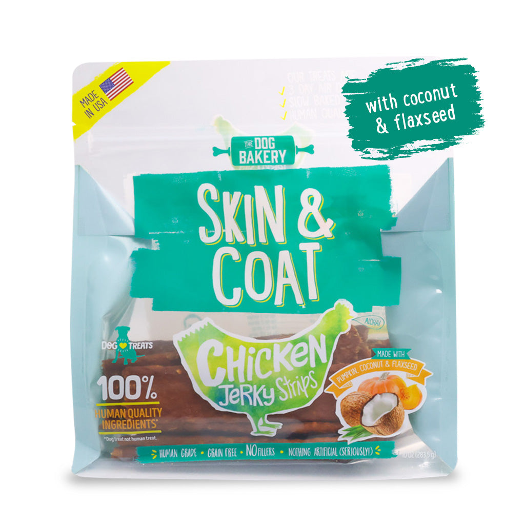 Chicken Skin and Coat Jerky Strips - 10 oz