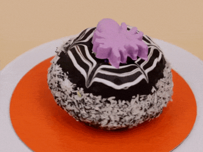 Spiderweb Surprise Cake