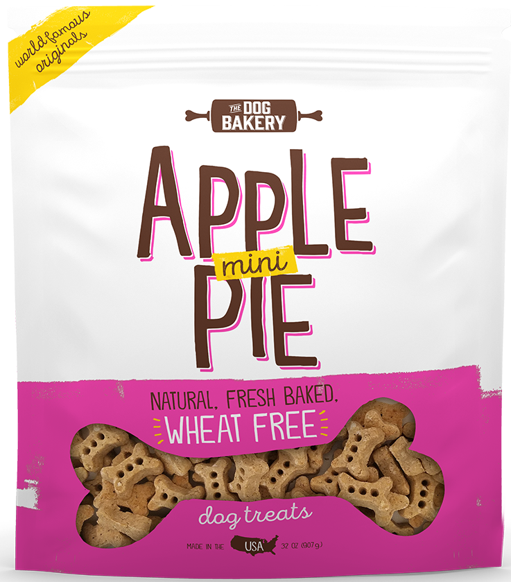 Bone Treats Apple Pie Wheat Free Bone Treats The Dog Bakery