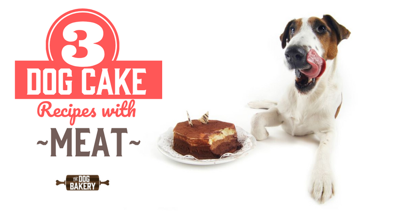 3 Dog Cake Recipes With Meat