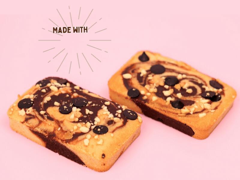 Banana Marble Loaf