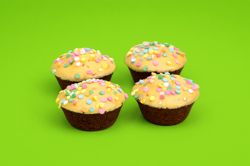Spring Brownie Bites