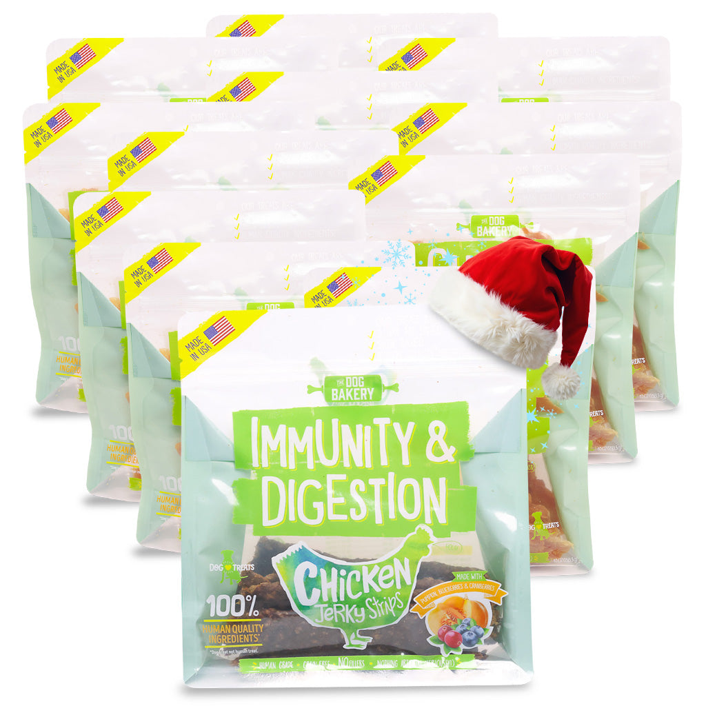 Chicken Immunity and Digestion Jerky Strips - 10 oz