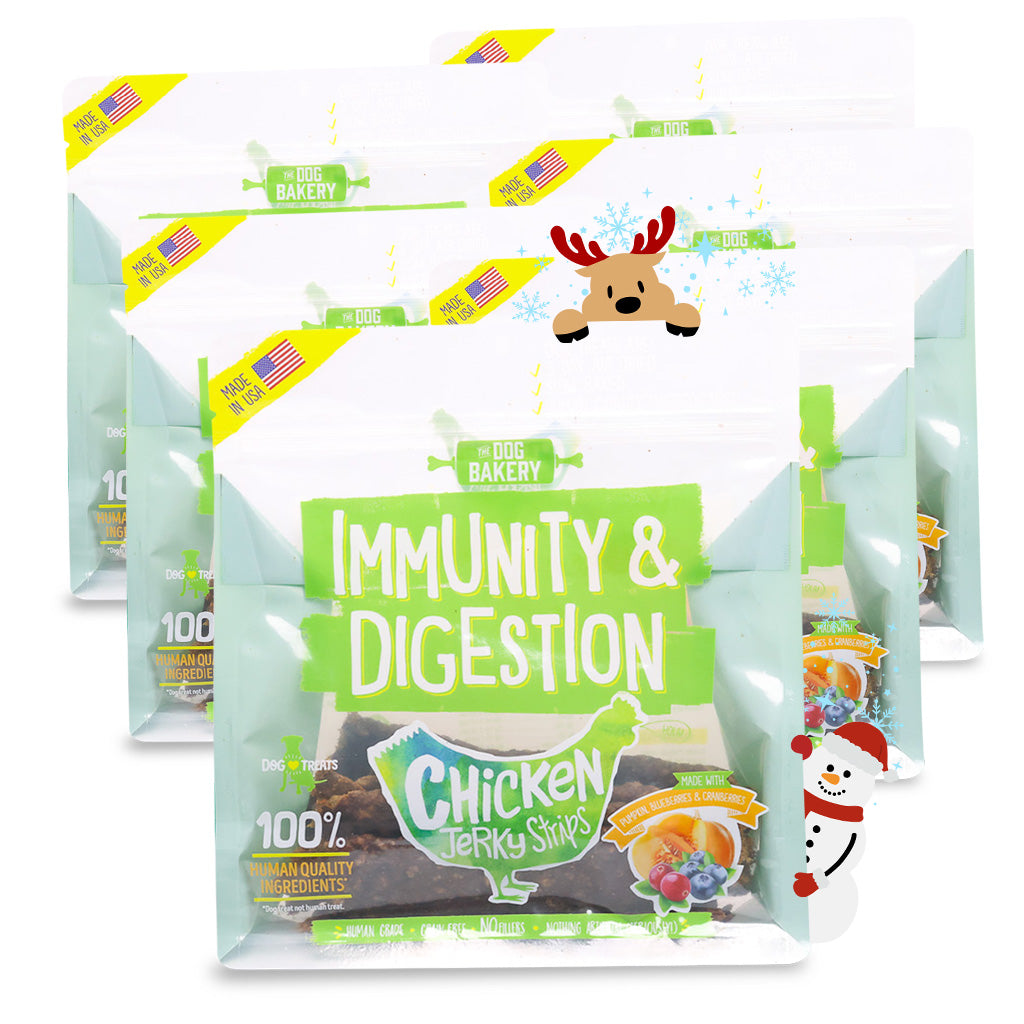 Chicken Immunity and Digestion Jerky Strips - 10 oz