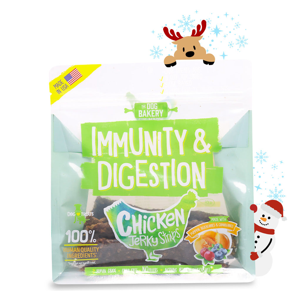 Chicken Immunity and Digestion Jerky Strips - 10 oz