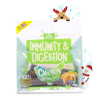 Chicken Immunity and Digestion Jerky Strips - 10 oz