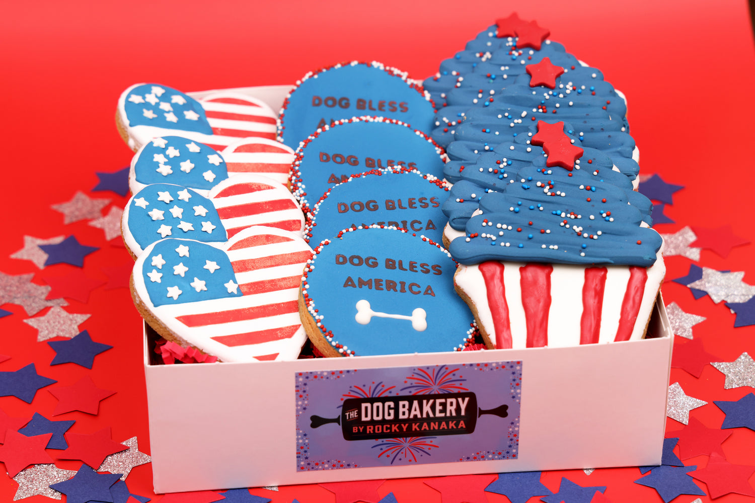 4th of July Cookies for Dogs