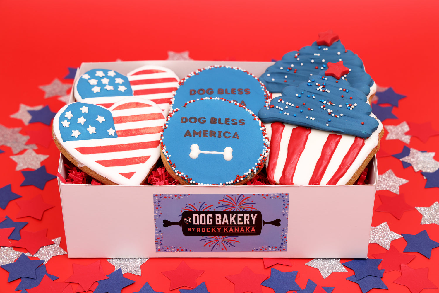 4th of July Cookies for Dogs