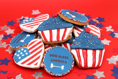 4th of July Cookies for Dogs