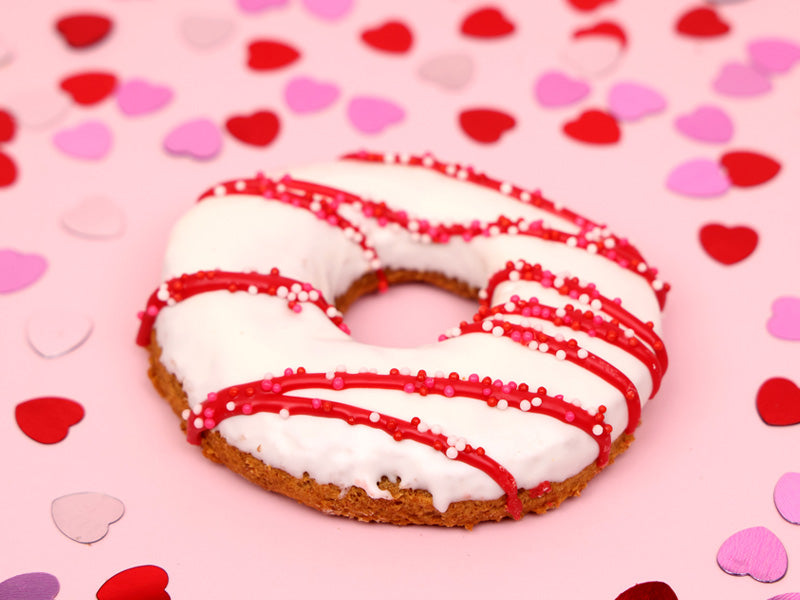 Peanut Butter Valentine Donuts