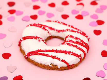 Peanut Butter Valentine Donuts