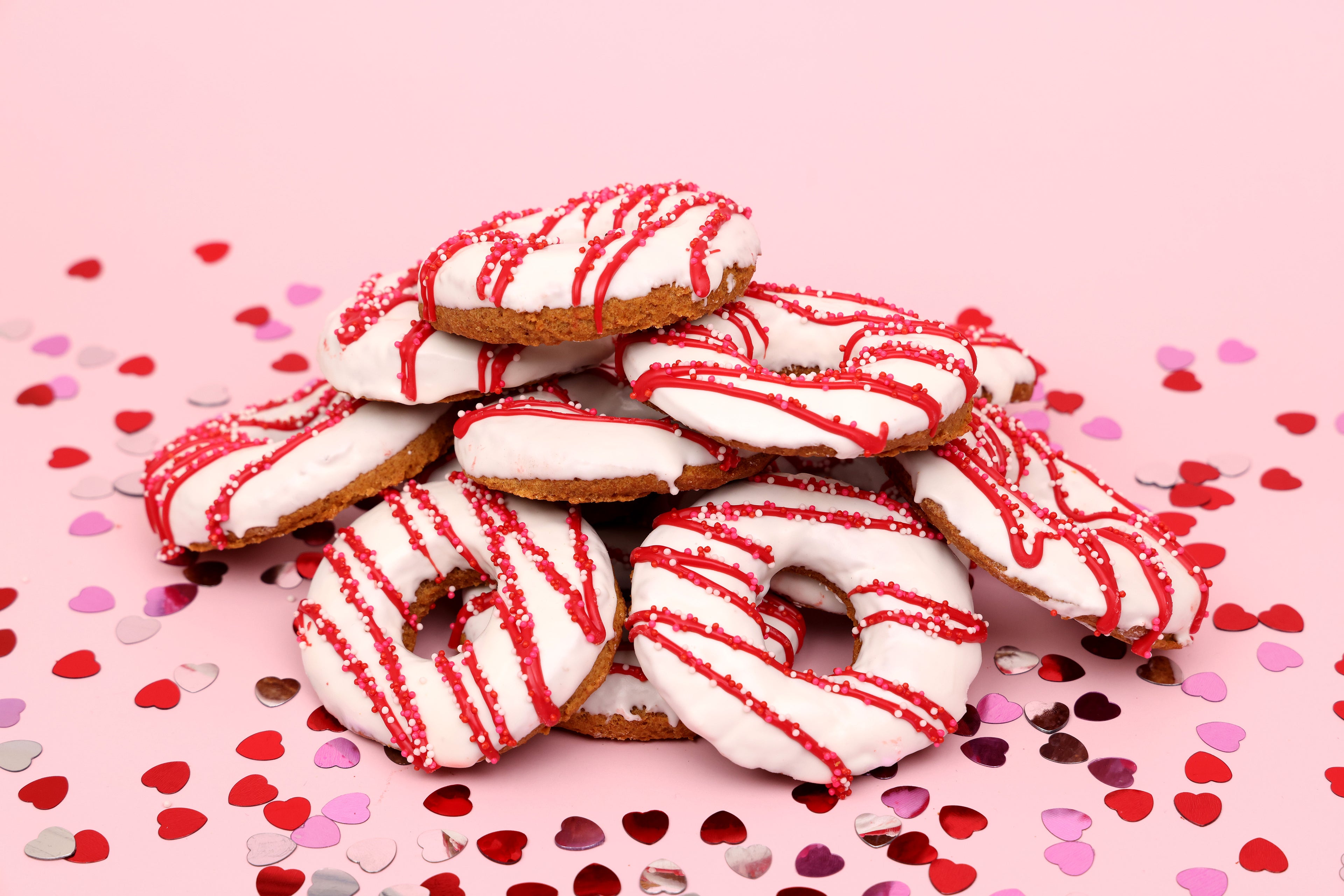 Peanut Butter Valentine Donuts