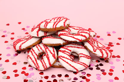 Peanut Butter Valentine Donuts