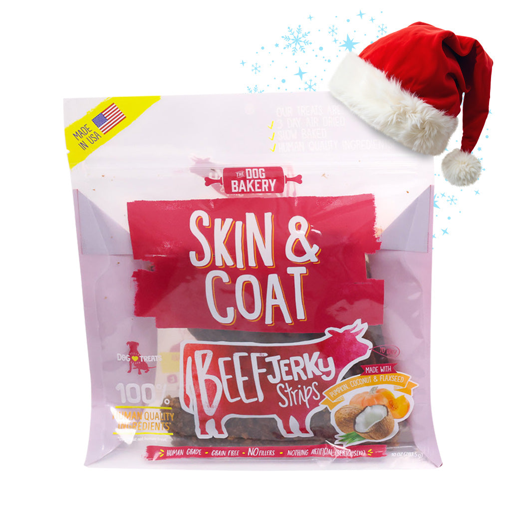 Beef Skin and Coat Jerky Strips - 10 oz