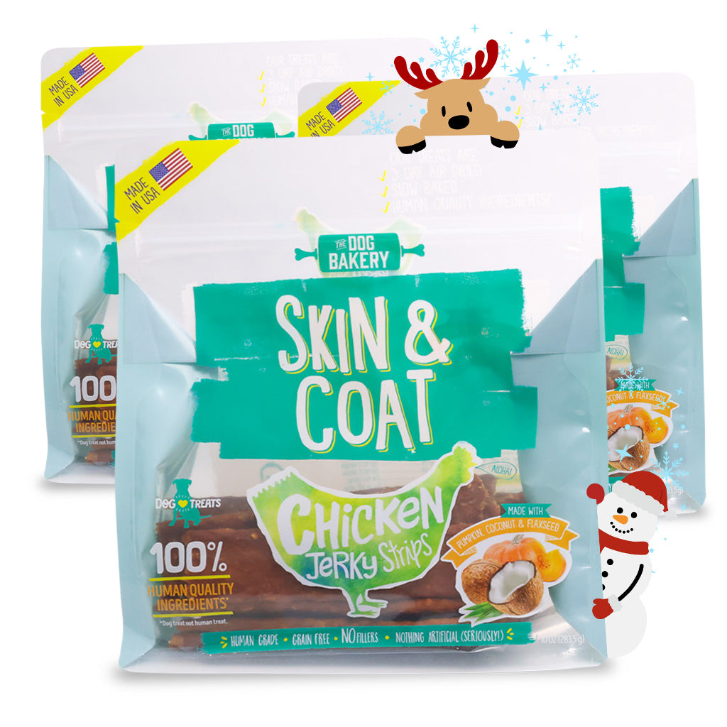 Chicken Skin and Coat Jerky Strips - 10 oz