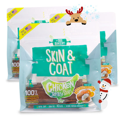 Chicken Skin and Coat Jerky Strips - 10 oz