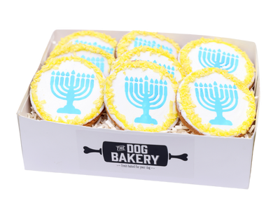 Hanukkah Dog Cookies