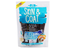 Skin and coat beef jerky strips