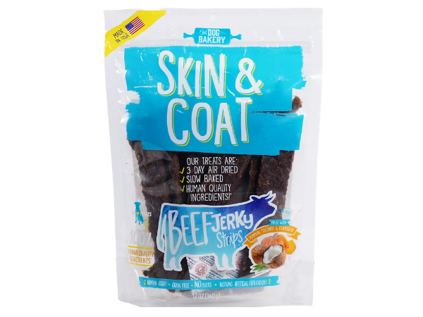 Beef Jerky Treats for Dogs Made in the USA Grain Free 100