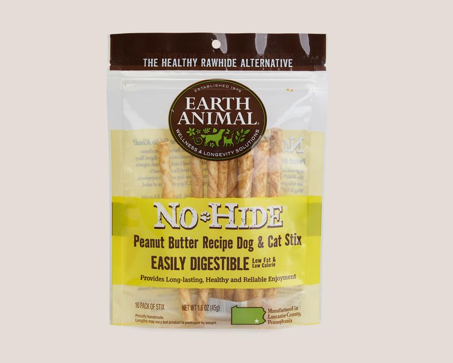 no hide peanut butter dog and cat stix