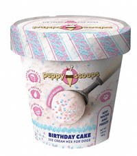 Ice Cream for Dogs - Birthday Cake with Sprinkles