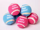 Happy Birthday Tennis Balls (3-Pack)