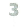 3 number candles